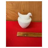 Milk Glass Dove Candle Holder