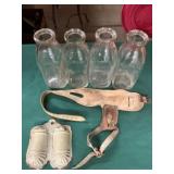 Glass Bottles and Tools