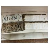 Vintage License Plates