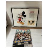 Mickey Mouse Print and Magazine