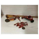 Metal Toy Farm Implements