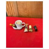 Shaving Mug and Brushes Set
