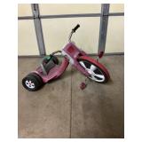 Pink Plastic Tricycle