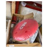 Red Exercise Equipment Set