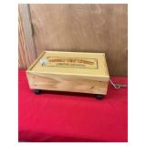 Wood Crank Filing Box