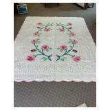 Handmade Floral Quilt
