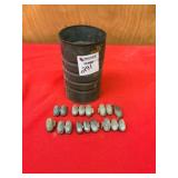 Metal Container with Weights