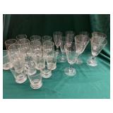 Clear Glassware Set