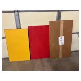 Corkboard and Pegboards Set