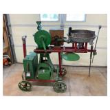 Coal-Fired Cast Metal Foundry Setup made from old