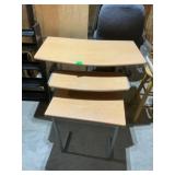 Three-Tier Computer Desk