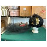 Black Feathered Headpiece