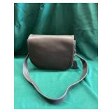 Black Leather Shoulder Bag
