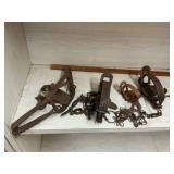 Rusty Steel Animal Traps