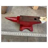 Red Cast Iron Anvil