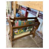 Wood Quilt Rack