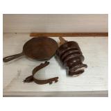 Rustic Metal Lot with Iron