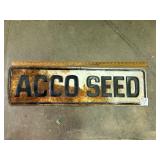 Metal ACCO Seed Sign