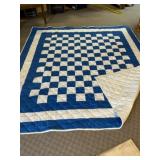Blue and White Quilt