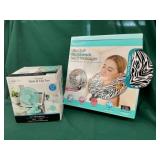 Neck Massager and Desk Fan Set