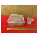Pressed Glass Dish Set