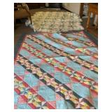 Two Hand-Stitched Quilts