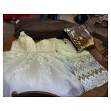 Wedding Dress and Sequin Decor