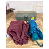 Fishing Tackle Box with Umbrellas