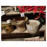 Three Decorative Planters