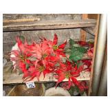 Artificial Poinsettia Stems