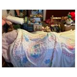 Chenille and Embroidered Throws