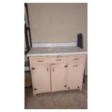 Wood Cabinet With Countertop