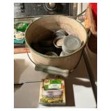 Metal Bucket with Lids