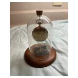 Pocket Watch in Glass Dome