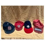 Four Baseball Caps