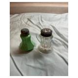 Glass Salt Shakers Set