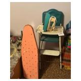 Retro Ironing Set and Chair