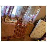 Wooden Crib Set With Mobile