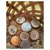 Wooden and Metal Tokens