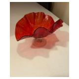 Ruby Red Fenton Glass Bowl