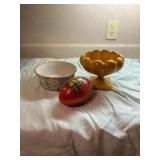 Ceramic and Paper Mache Decor Lot