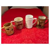 Four Assorted Mugs