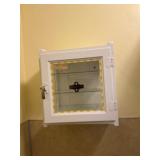 White Wall-Mounted Sterilizer Cabinet