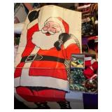 Santa Poster And Holiday Decor