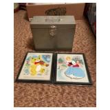 Metal Box and Framed Prints