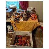 Fall And Halloween Decor Lot