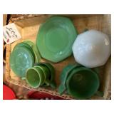 Miniature vintage play dishes