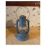 Gray Metal Kerosene Lantern