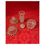 Pressed Glass Decorative Pieces