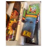 Decorative Rolls and Flags Lot